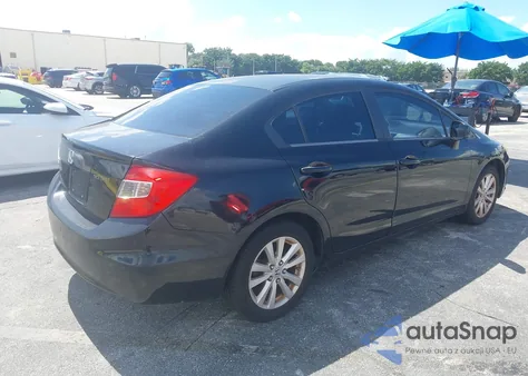 2012 Honda Civic Ex из США, поврежденный, VIN 19XFB2F8XCE024590